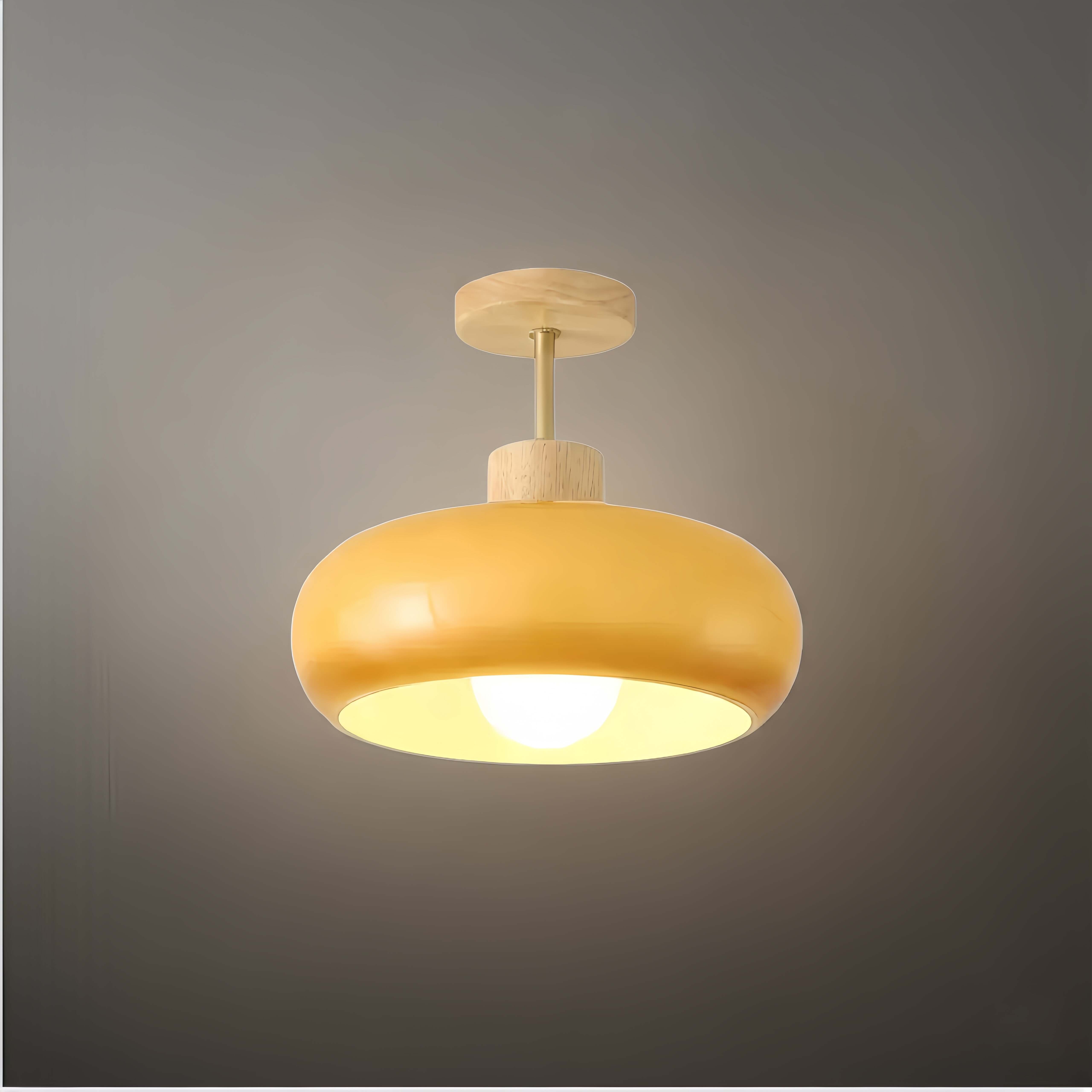 Crema Modern Glass LED Ceiling Light